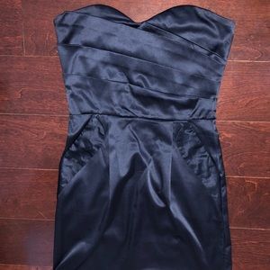 European designer mini strapless